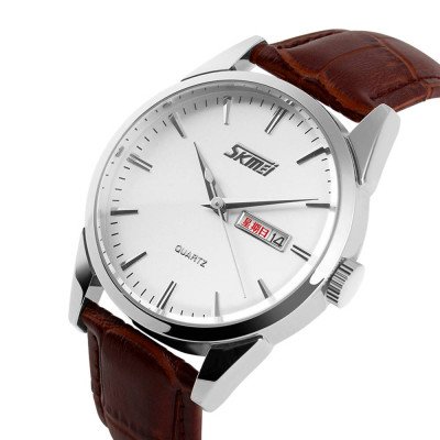 Skmei 9073SIWT-B Silver-White men