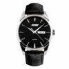 Мужские часы Skmei 9073SIBK-B Silver-Black men фото 2
