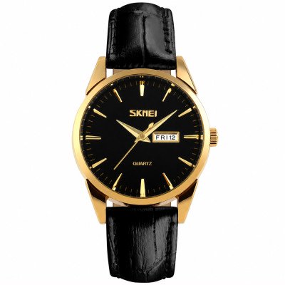 Skmei 9073GDBK-S Gold-Black lady