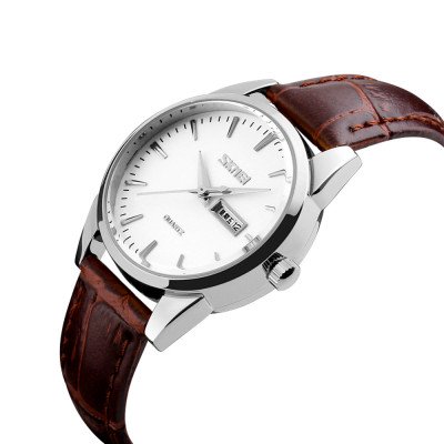 Жіночий годинник Skmei 9073SIWT-S Silver-White lady