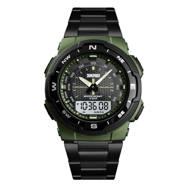 Мужские часы Skmei 1370AG Army Green фото 1