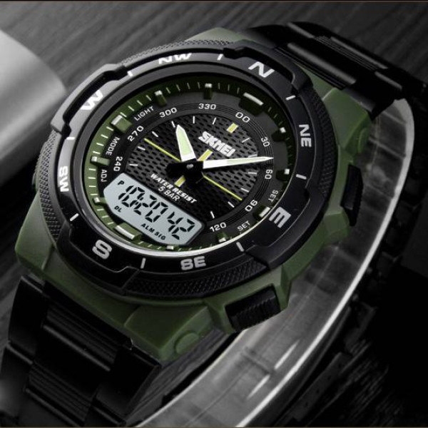Мужские часы Skmei 1370AG Army Green фото 4
