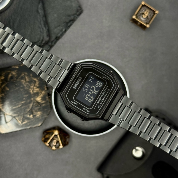 Чоловічий годинник Skmei 1647BK Black фото 8