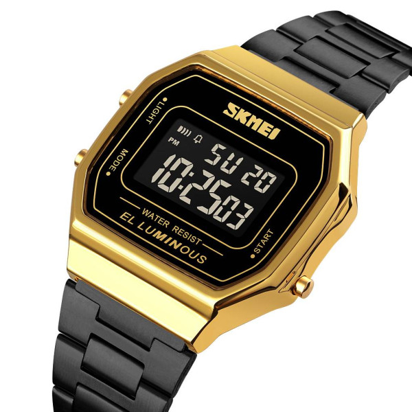 Мужские часы Skmei 1647GDBK Gold-Black фото 4