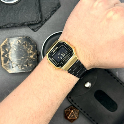 Мужские часы Skmei 1647GDBK Gold-Black