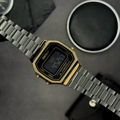 Мужские часы Skmei 1647GDBK Gold-Black