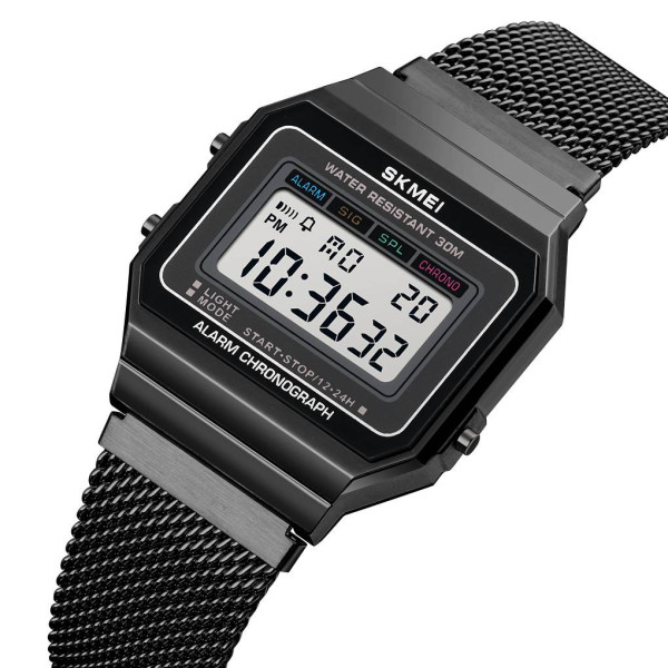 Чоловічий годинник Skmei 1660BK Black фото 4