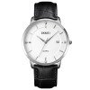 Мужские часы Skmei 1801LSIWT Silver-Black White Leather фото 2