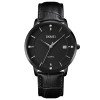 Жіночий годинник Skmei 1801LBKBK Black-Black Leather фото 2