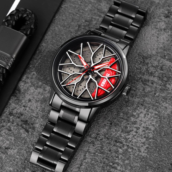 Мужские часы Skmei 1990D Black Red-Silver фото 5