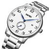 Чоловічий годинник Skmei 9297SI-AC Silver Numbers фото 3
