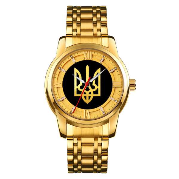 Годинник механічний Patriot Classic Glory to Ukraine Gold-Gold фото 1