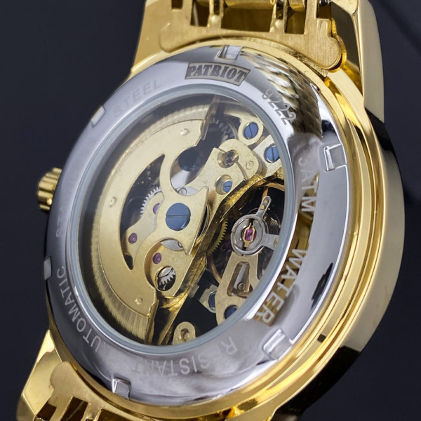 Годинник механічний Patriot Classic Glory to Ukraine Gold-Gold фото 7