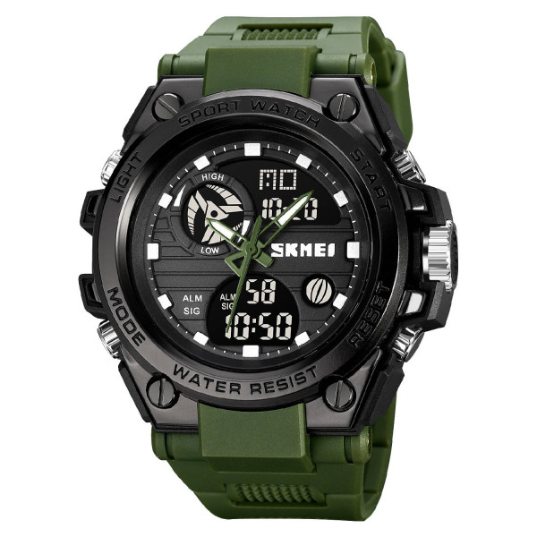 Чоловічий годинник Skmei 2031AG Army Green фото 1