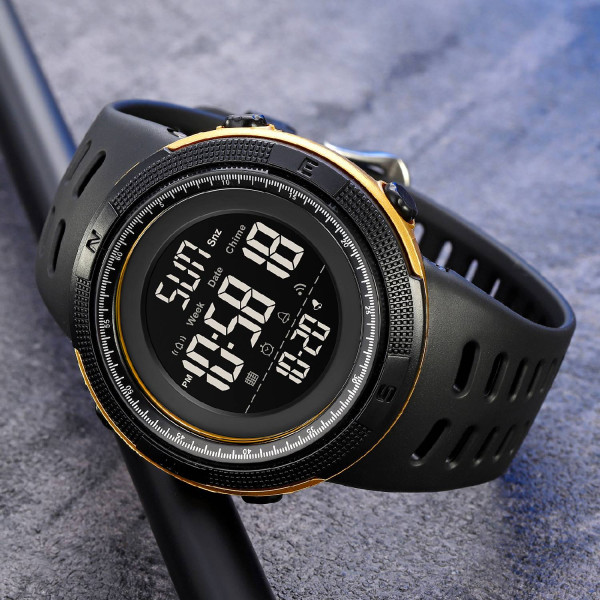 Мужские часы Skmei 2070BKGD Black-Gold фото 5