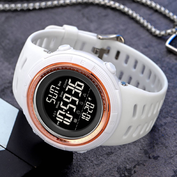 Женские часы Skmei 2070WT White фото 5