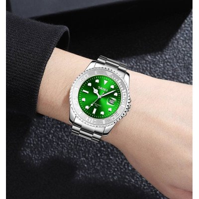 Skmei 9295SIGN Silver-Green