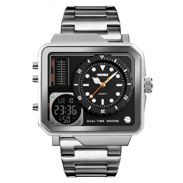 Чоловічий годинник Skmei 1392SI Silver фото 1