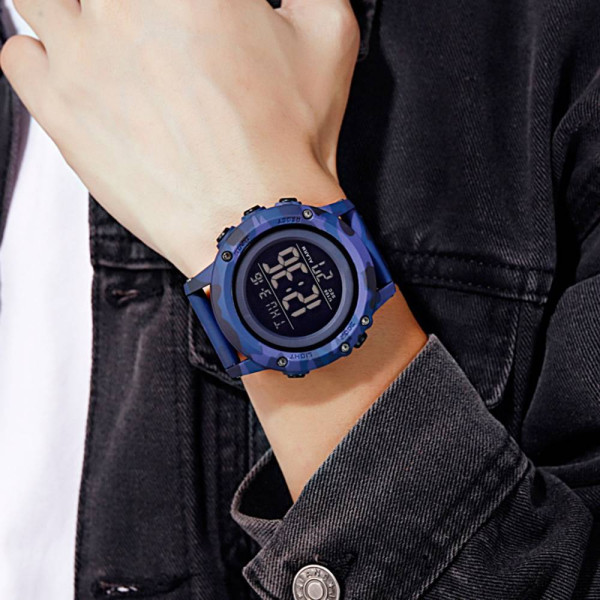 Мужские часы Skmei 1506CMBU Camouflage-Blue фото 4