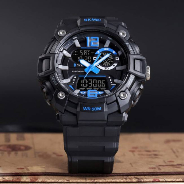 Чоловічий годинник Skmei 1529BU Blue фото 5