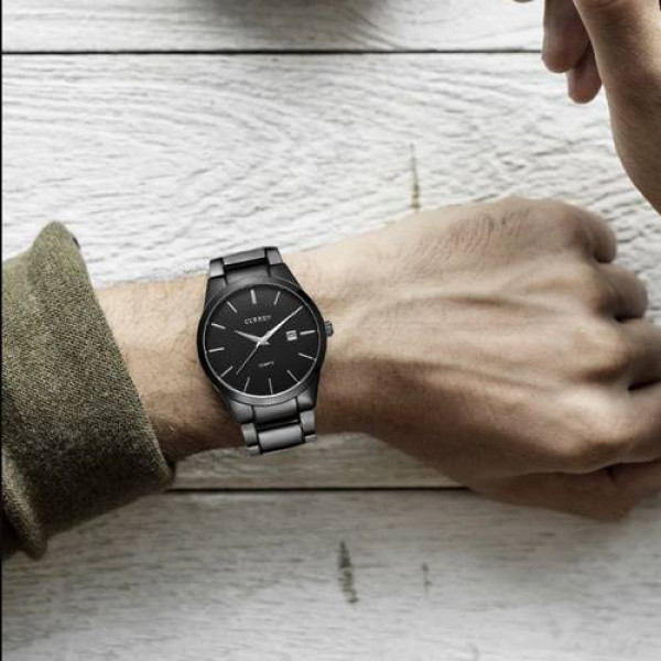 Мужские часы Curren 8106 All Black фото 13