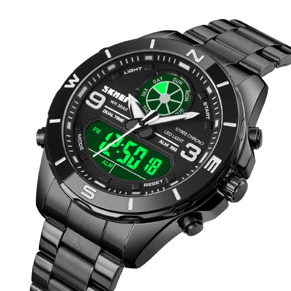 Чоловічий годинник Skmei 1839BK Black фото 3