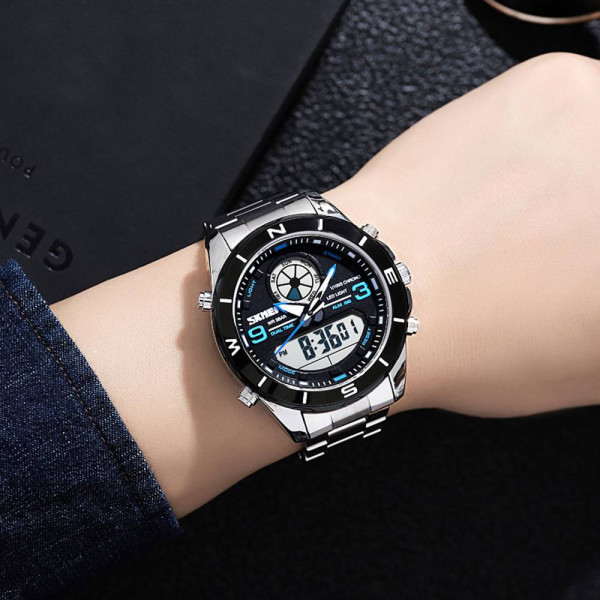 Чоловічий годинник Skmei 1839BU Blue фото 4