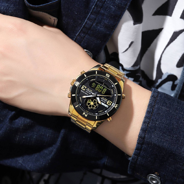 Мужские часы Skmei 1839GD Gold фото 4