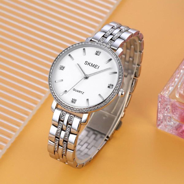 Жіночий годинник Skmei 2006SIWT Silver-White фото 5