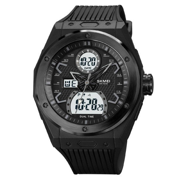 Мужские часы Skmei 2013BKWT Black-White фото 1