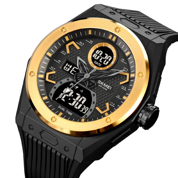 Кварцевые часы Skmei 2013GD Gold фото 3