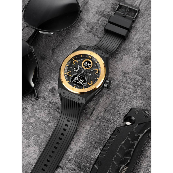 Кварцевые часы Skmei 2013GD Gold фото 5