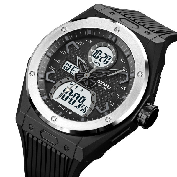 Мужские часы Skmei 2013SI Silver фото 3