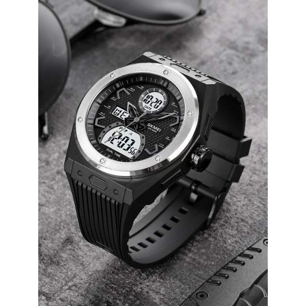 Мужские часы Skmei 2013SI Silver фото 5