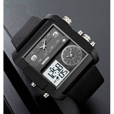 Skmei 2020BKWTBK Black-Black-White