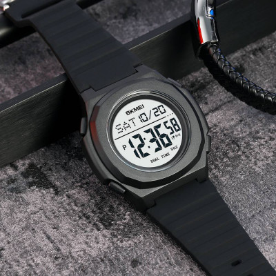 Skmei 2023BKWT Black-White