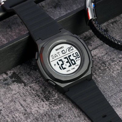 Skmei 2023BKWT Black-White