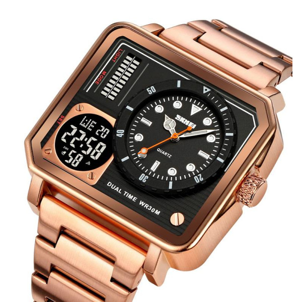 Чоловічий годинник Skmei 2025RG Rose Gold фото 3