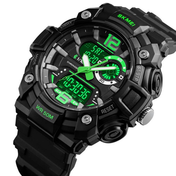 Чоловічий годинник Skmei 1529GN Green фото 3