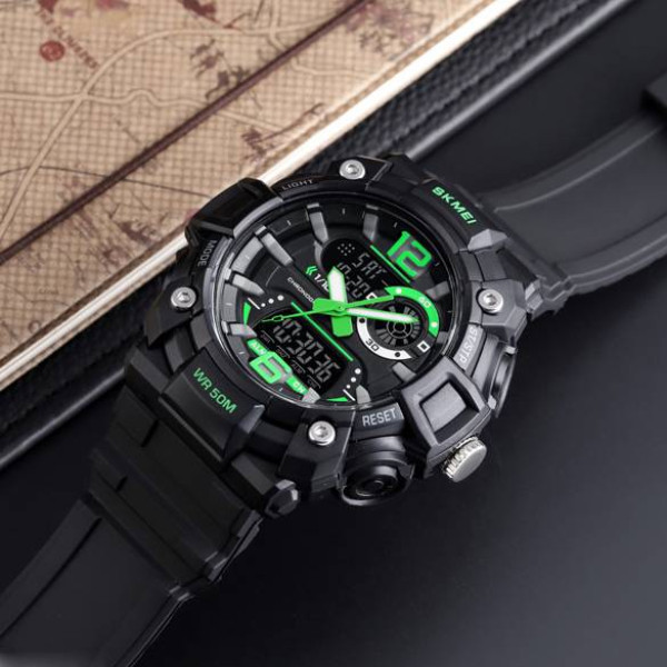 Мужские часы Skmei 1529GN Green фото 5