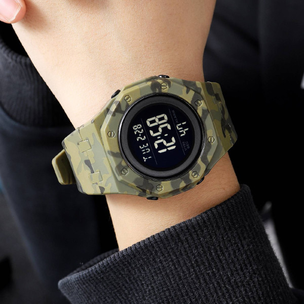 Мужские часы Skmei 2048CMGN Army Green Camo фото 4