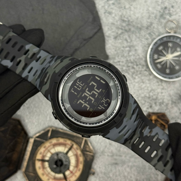 Чоловічий годинник Skmei 2070CMGY Camo Grey фото 5