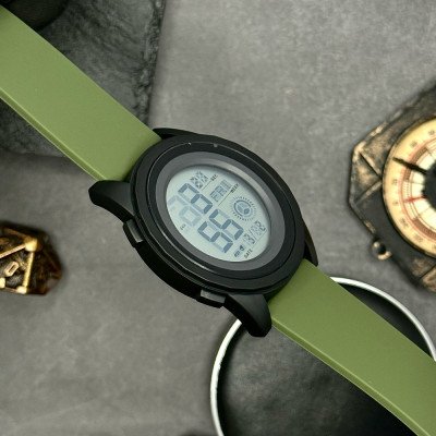 Чоловічий годинник Skmei 2082AGWT Army Green White