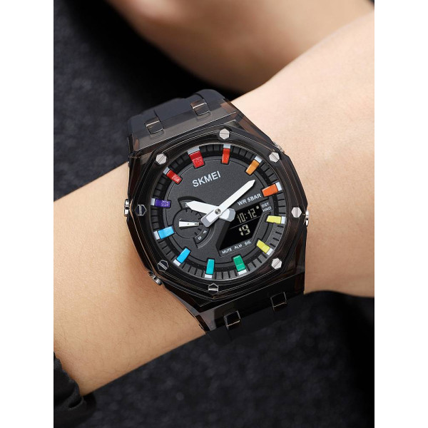 Наручний годинник Skmei 2100BKBK Black-Black фото 4