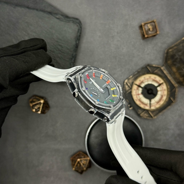 Наручний годинник Skmei 2100WTGY White-Grey фото 7