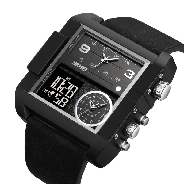 Чоловічий годинник Skmei 2020BKBK Black-Black фото 3