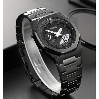 Skmei 1816BKBKWT Black-Black-White