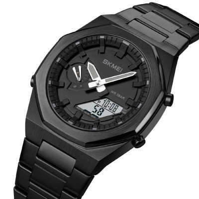 Skmei 1816BKBKWT Black-Black-White