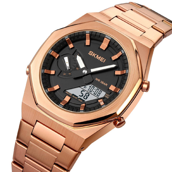 Мужские часы Skmei 1816RGWT Rose Gold-White фото 3