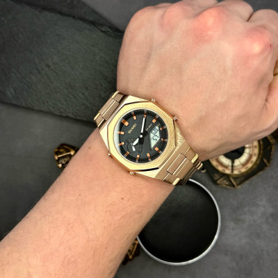 Чоловічий годинник Skmei 1816RGWT Rose Gold-White